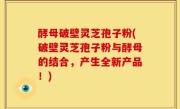 酵母破壁灵芝孢子粉(破壁灵芝孢子粉与酵母的结合，产生全新产品！)