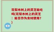 花梨木树上的灵芝能吃吗(花梨木树上的灵芝：能否作为食材使用？)
