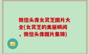 微信头像女灵芝图片大全(女灵芝的美丽瞬间，微信头像图片集锦)