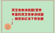 灵芝党参汤桂圆(营养丰富的灵芝党参汤桂圆，悄然走红当下养生圈)