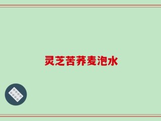 灵芝苦荞麦泡水