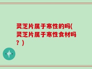 灵芝片属于寒性的吗(灵芝片属于寒性食材吗？)