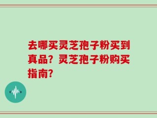 去哪买灵芝孢子粉买到真品？灵芝孢子粉购买指南？