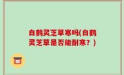 白鹤灵芝草寒吗(白鹤灵芝草是否能耐寒？)