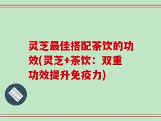 灵芝最佳搭配茶饮的功效(灵芝+茶饮：双重功效提升免疫力)