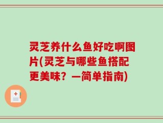 灵芝养什么鱼好吃啊图片(灵芝与哪些鱼搭配更美味？—简单指南)