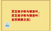 灵芝孢子粉与银杏叶_灵芝孢子粉与银杏叶：自然健康之选)