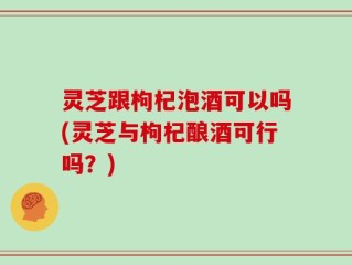 灵芝跟枸杞泡酒可以吗(灵芝与枸杞酿酒可行吗？)