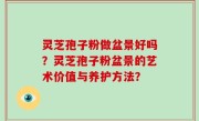 灵芝孢子粉做盆景好吗？灵芝孢子粉盆景的艺术价值与养护方法？