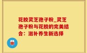 花胶灵芝孢子粉_灵芝孢子粉与花胶的完美结合：滋补养生新选择