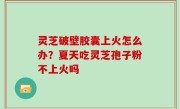 灵芝破壁胶囊上火怎么办？夏天吃灵芝孢子粉不上火吗