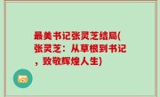 最美书记张灵芝结局(张灵芝：从草根到书记，致敬辉煌人生)