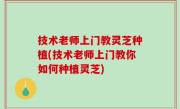 技术老师上门教灵芝种植(技术老师上门教你如何种植灵芝)