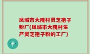 凤城市大隗村灵芝孢子粉厂(凤城市大隗村生产灵芝孢子粉的工厂)