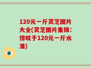 120元一斤灵芝图片大全(灵芝图片集锦：惊叹于120元一斤水准)