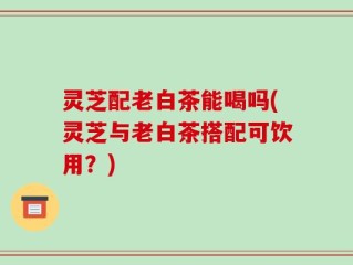 灵芝配老白茶能喝吗(灵芝与老白茶搭配可饮用？)