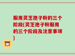 服用灵芝孢子粉的三个阶段(灵芝孢子粉服用的三个阶段及注意事项)