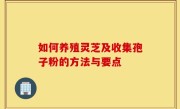 如何养殖灵芝及收集孢子粉的方法与要点