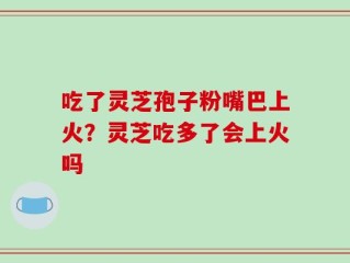 吃了灵芝孢子粉嘴巴上火？灵芝吃多了会上火吗
