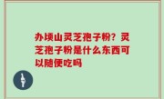 办顷山灵芝孢子粉？灵芝孢子粉是什么东西可以随便吃吗