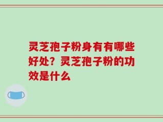 灵芝孢子粉身有有哪些好处？灵芝孢子粉的功效是什么