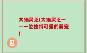 大猫灵芝(大猫灵芝——一位独特可爱的萌宠)