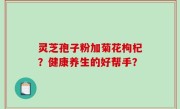 灵芝孢子粉加菊花枸杞？健康养生的好帮手？