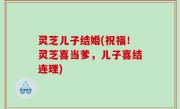 灵芝儿子结婚(祝福！灵芝喜当爹，儿子喜结连理)