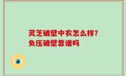 灵芝破壁中农怎么样？负压破壁靠谱吗