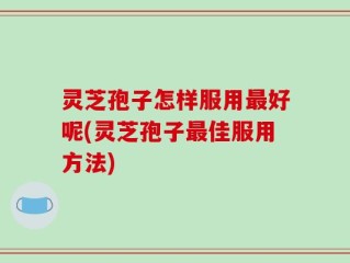 灵芝孢子怎样服用最好呢(灵芝孢子最佳服用方法)