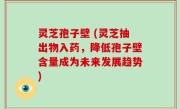 灵芝孢子壁 (灵芝抽出物入药，降低孢子壁含量成为未来发展趋势)