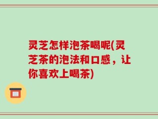 灵芝怎样泡茶喝呢(灵芝茶的泡法和口感，让你喜欢上喝茶)