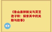 《鲁山县郭新义与灵芝孢子粉：探索其中的关联与故事》
