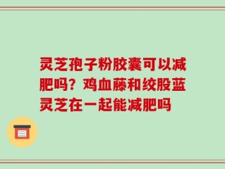 灵芝孢子粉胶囊可以减肥吗？鸡血藤和绞股蓝灵芝在一起能减肥吗