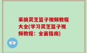 采摘灵芝篮子视频教程大全(学习灵芝篮子视频教程：全面指南)