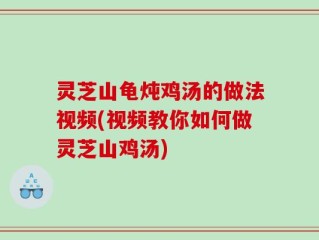 灵芝山龟炖鸡汤的做法视频(视频教你如何做灵芝山鸡汤)