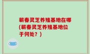 蕲春灵芝养殖基地在哪(蕲春灵芝养殖基地位于何处？)