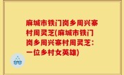 麻城市铁门岗乡周兴寨村周灵芝(麻城市铁门岗乡周兴寨村周灵芝：一位乡村女英雄)