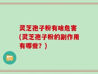 灵芝孢子粉有啥危害 (灵芝孢子粉的副作用有哪些？)