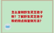 怎么鉴别野生灵芝孢子粉？了解野生灵芝孢子粉的特点和鉴别方法？