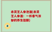 赤灵芝人参泡酒(赤灵芝人参酒：一杯香气浓郁的养生佳酿)