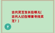 古代灵芝生长在哪儿(古代人们在哪里寻找灵芝？)