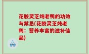 花胶灵芝炖老鸭的功效与禁忌(花胶灵芝炖老鸭：营养丰富的滋补佳品)