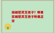 级破壁灵芝孢子？哪里买破壁灵芝孢子粉最正宗