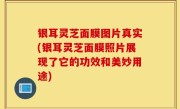 银耳灵芝面膜图片真实(银耳灵芝面膜照片展现了它的功效和美妙用途)