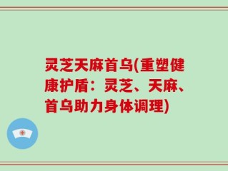 灵芝天麻首乌(重塑健康护盾：灵芝、天麻、首乌助力身体调理)