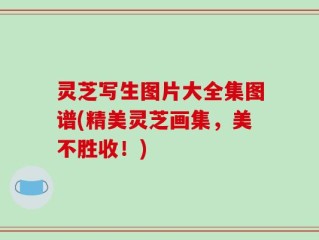 灵芝写生图片大全集图谱(精美灵芝画集，美不胜收！)
