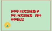 护肝片和灵芝胶囊(护肝片与灵芝胶囊：两种养肝佳品)