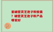 紫破壁灵芝孢子粉胶囊？破壁灵芝孢子粉产品哪家好