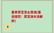 夏季灵芝怎么煲汤(夏日佳饮：灵芝汤大法解析)